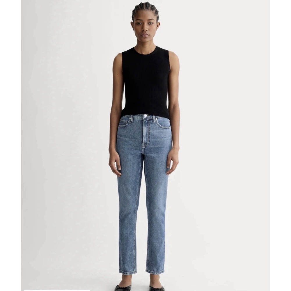 Everlane Women's Jeans Denim‎ Size 26 Ankle Organic Cotton High Waisted